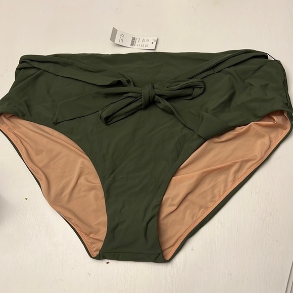 J. Crew Jojo High Waist Bikini Bottom Size 2X NWT bathing suit - Picture 1 of 7